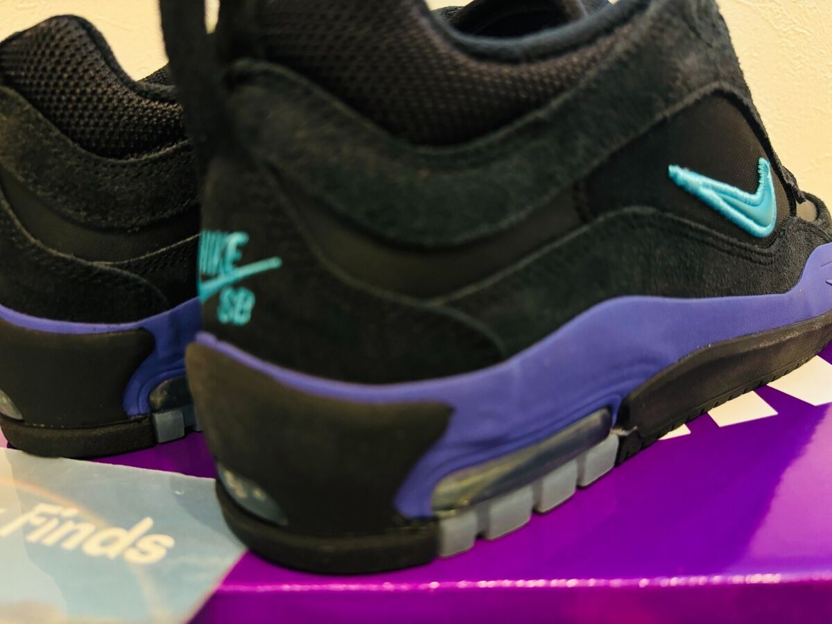 Nike SB Air Max Ishod FB2393-003 Skateboard Black Violet Nike SB Air Max Ishod FB2393-003 Skateboard Black Violet