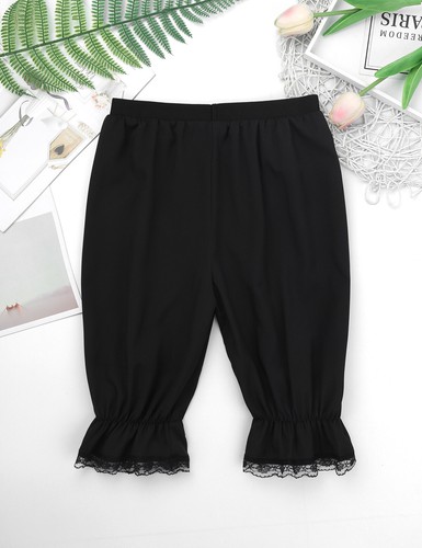 Girls Victorian Pantaloons Loose Bloomers Ruffle Lace Pumpkin Pants Pettipants - Picture 23 of 36
