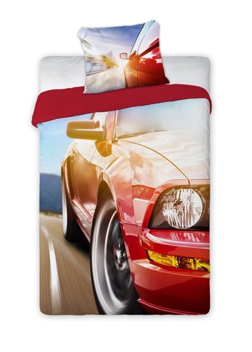 Nuevo Juego de Cama Individual 100% ALGODÓN - Coche TURBO 4x4 Jóvenes Adolescentes Ropa de Cama - Imagen 2 de 3