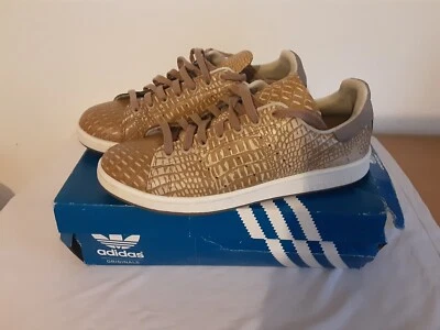 Adidas Stan Smith Pale Nude Gold Crocodile D67657 -41- 2014 DEADSTOCK - Photo 1/4