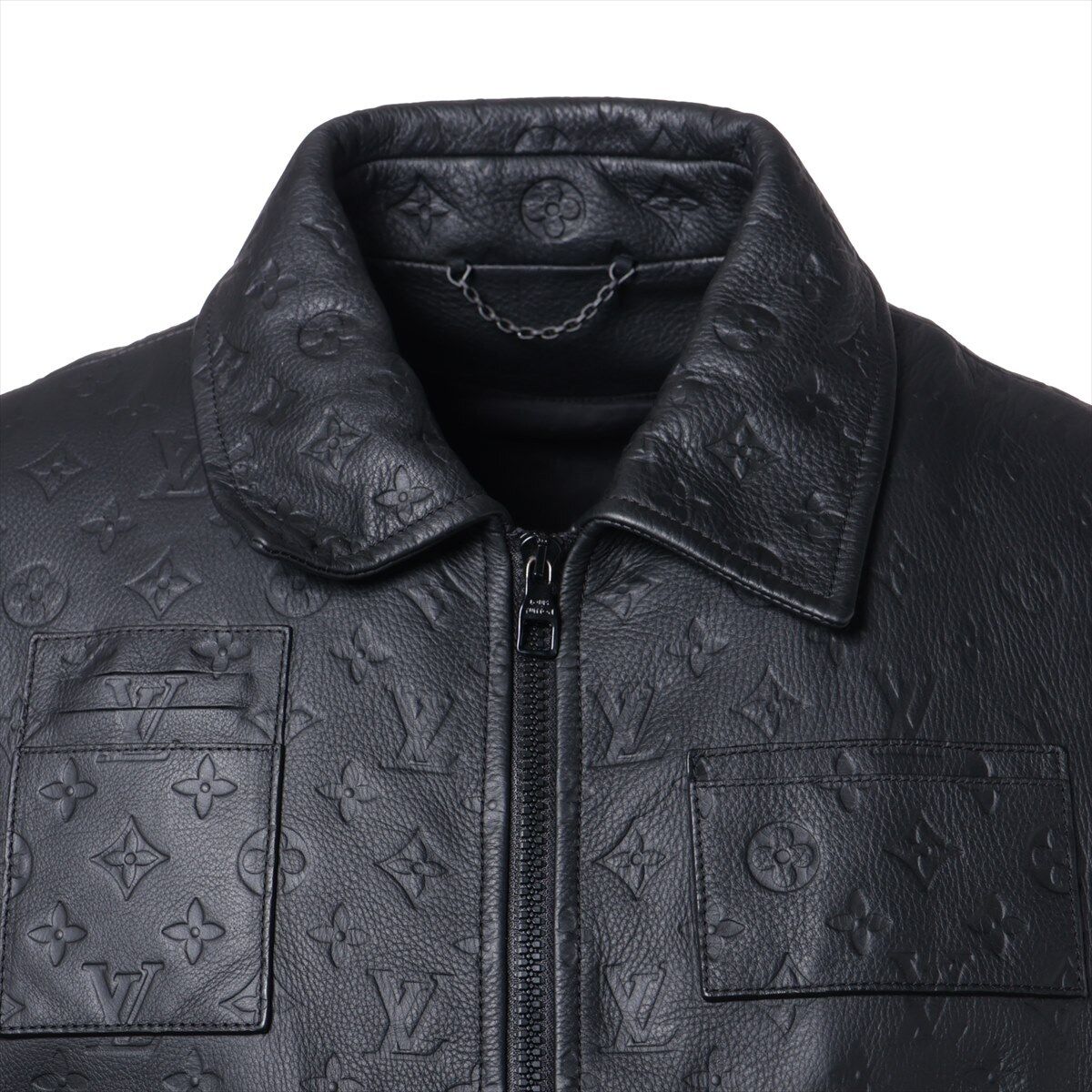 Louis Vuitton 21SS Leather Leather jacket 46 Men's Black Louis Vuitton 21SS Leather Leather jacket 46 Men's Black
