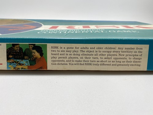 Vintage 1968 RISK Board Game Complete Great Condition, Box Worn, Contents Unused - Picture 8 of 11