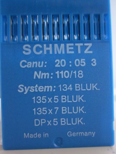 TEFLON COATED,NONSTICK NEEDLES SCHMETZ 134 BLUK/DPx5/ 135x5/ 135x7 Canu 20:05 3 - Picture 10 of 10