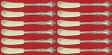 Melrose by Gorham Sterling Silver Butter Spreader flat handle Set 12 pcs 5 3/4"