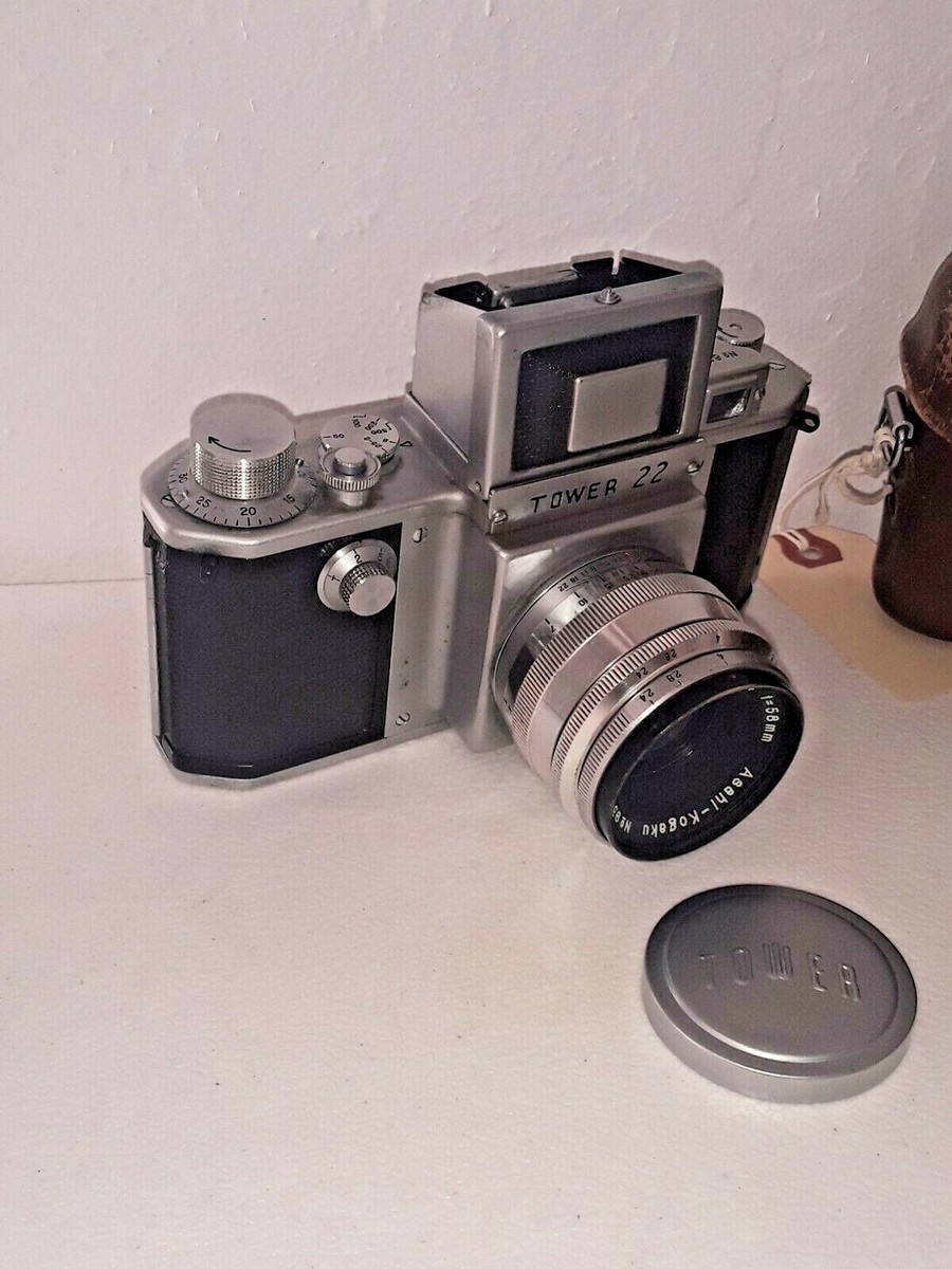 1957 TOWER 22 WAIST LEVEL FINDER 35MM SLR FILM CAMERA SEARS