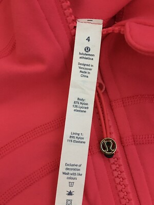 NWT Lululemon Define Jacket Size 4 Color Boom Juice 1st