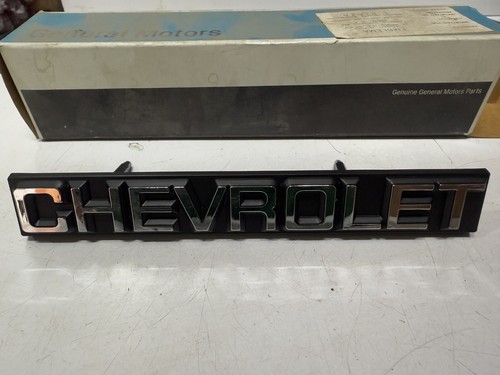 GM NOS Silverado Nameplate Emblem For 1980-1987 Chevy Trucks - Part #14014315 8 thumbnail image