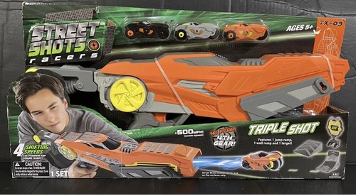 Street Shots Triple Shot Racers Blaster und Autos TX-03 brandneu - Bild 3 von 4