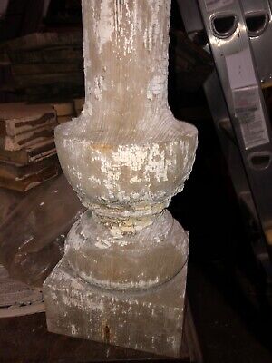 Buy C1880 Porch Baluster Spindle Big Beefy Size 23.5” H X 5.75” Square Chippy Paint