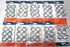 Blue Hawk (0656899) Medium-Duty 1/4" Long 120lb Safe Load S Hooks - Lot of 60