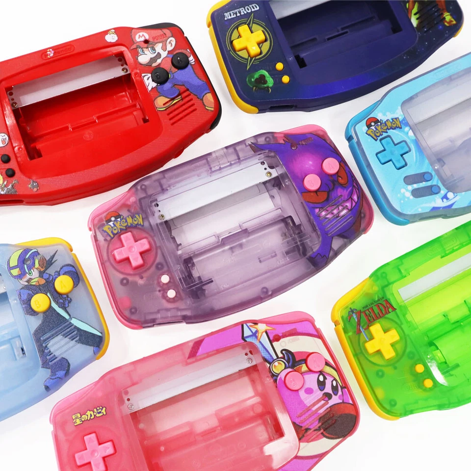 NEW Customized UV Printed Full Housing Shell Case Complete Kit for Nintendo GBA - Image 4 of 4