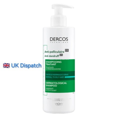 Vichy Dercos Shampoo Anti-Schuppen normales bis fettiges Haar GROSS 390ml juckende Kopfhaut  