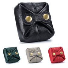 Women Leather Coin Purse Small Money Lipstick Coin Key Change Pouch Wallet US