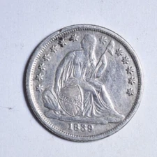 1839-O/O  SEATED LIBERTY DIME ~ BOLD O OVER O MINT MARK RPM 1 FS-501! NICE XF+!