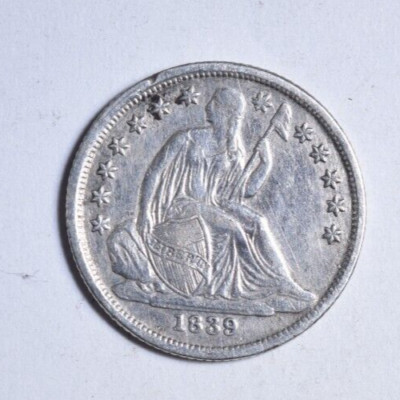kissmark - frilmiyo 1839-O/O SEATED LIBERTY DIME ~ BOLD O OVER O MINT MARK RPM 1