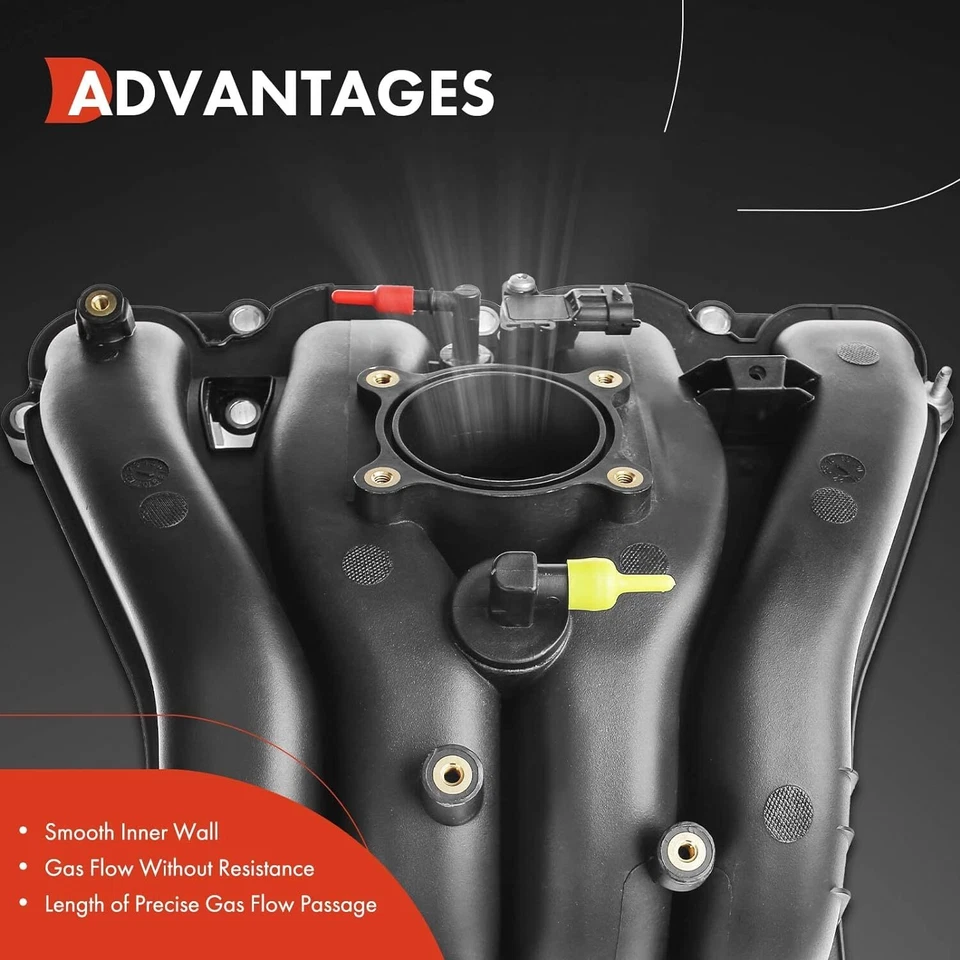 Intake Manifold for 2012-2016 Buick LaCrosse Hybrid L4 2.4L 12637620 12632227 - Image 4 of 4