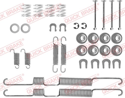Quick Brake 105-0698 ZubehöRsatz Bremsbacken FüR Toyota,Vw-image