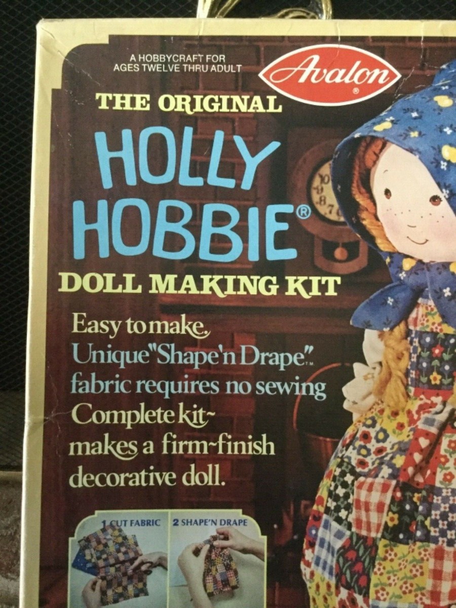 New Vintage 1976 The Original Holly Hobbie Doll Making Kit by