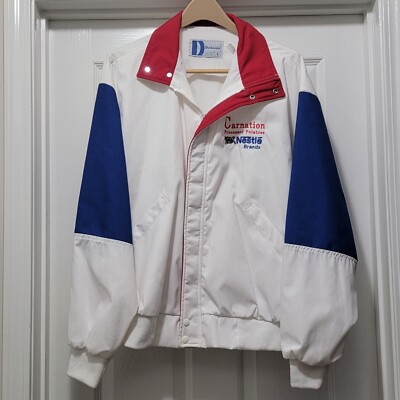 Vintage Dunbrooke PLA-JAC Nestle Carnation Brands Jacket Adult L / XL New