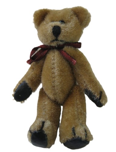 3 Adorable Miniature Plush Bears - 1-3/4" to 2-1/2" Tall - Picture 12 of 12