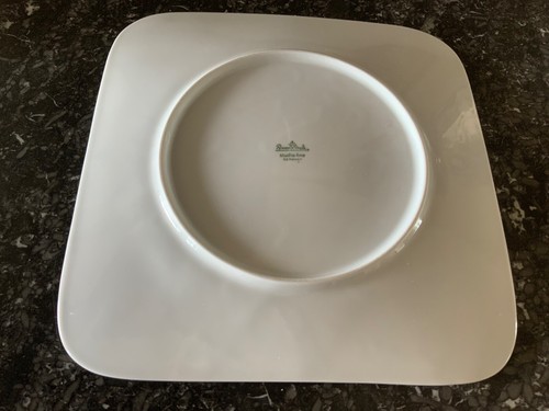 Rosenthal Studio Line Square Plates, White, Set of 6, Discontinued - Picture 3 of 3
