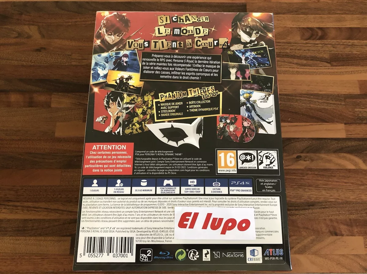 Persona 5 royal phantom thieves hotsell edition ebay