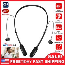 Magnetic Wireless Headset Sport Stereo Headphone Neckband Handsfree Earphone