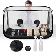 Large Still Air Box Mushroom Grow Tent - 38X20X25 Inch Large Clean Air Workstati