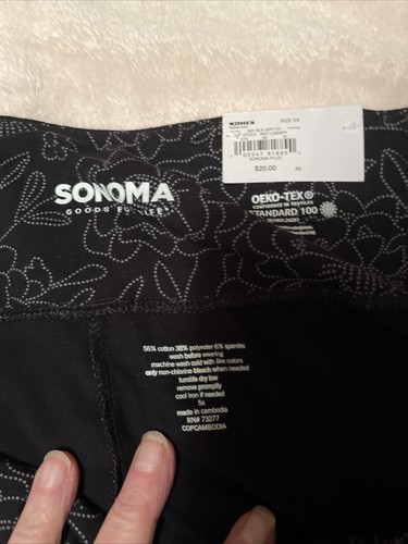SONOMA Brand Woman’s Leggings -size 5X - NWT - Picture 4 of 9