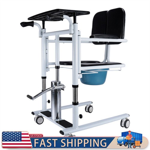 Upgrade Transfer Wheelchair Elderly Lift, Portable Transfer Lift, Toilet Shower