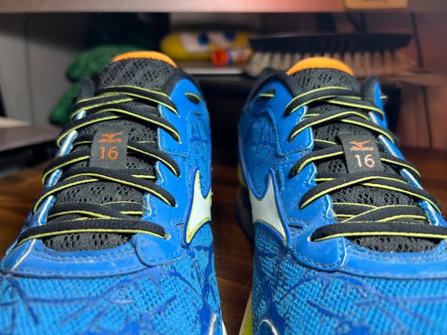 Wo: Taglia 8,5 ~ Mizuno™ Wave Creation 16 'Azure, Laser al Neon' - Foto 9 di 19