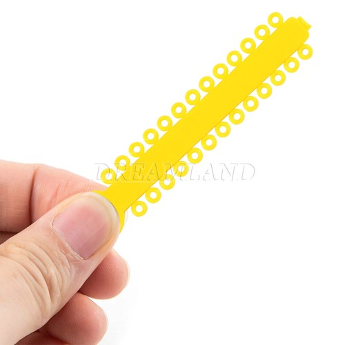 1040 Stck. Ligaturkrawatte Zahnkieferorthopädie Ring Elastisch Latexbänder 45 Farben - Bild 162 von 496
