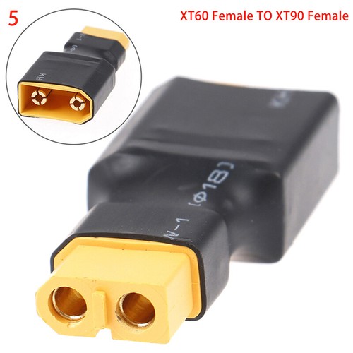 XT60 to XT90 EC5 EC3 Adapter Plug For RC Lipo Battery Control Charger - Photo 10/16