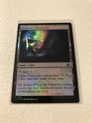 Forgotten Monument Foil Lost Caverns Of Ixalan LCI MTG Magic Pack Fresh