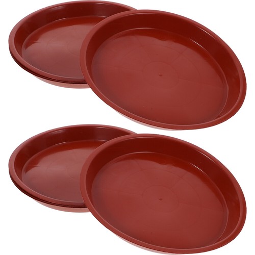 4 PCS Indoor Plant Pots Container Plastic Tray Flower Planter Drip Small Sauser