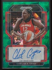 Chelsea Gray 2022 Panini Prizm WNBA Signatures Green Ice #SG-CGY Auto