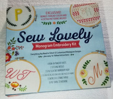 Monogram Embroidery Kit Add a Personal Touch to Your Wardrobe or Decor 12 Design
