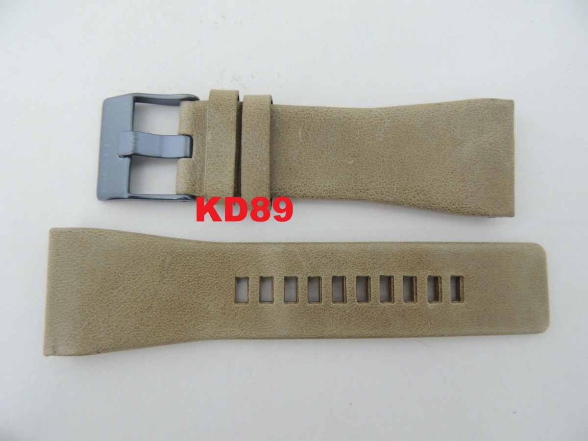 Genuine ORIGINAL DIESEL DZ 1703 BROWN leather strap band 30mm | eBay