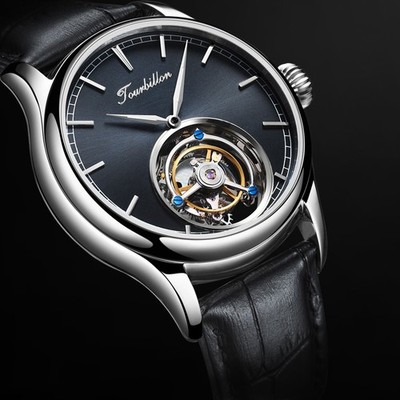Aesop Skeleton Tourbillon Mechanical Man Watch Simple Classic Sapphire Watch7005