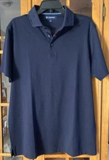 Daniel Cremieux Polo Men’s Large Navy Blue Mercerized Pima Cotton $79.50
