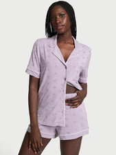 Victoria's Secret Modal Soft Eyelet Short Pajama Set NWT, L