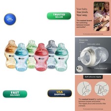 Tommee Tippee Natural Start Baby Bottles Anti-Colic 0m 9oz