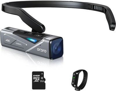 ORDRO EP7 4K 60FPS Camcorder Head Mounted Video Camera