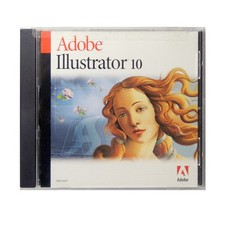 Adobe Illustrator 10 CD with Manual FULL VERSION for Windows XP 98 Me