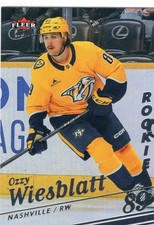 Ozzy Wiesblatt 2025-25 Fleer Ultra  Rainbow Foil Rookie #155