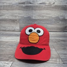 Sesame Street Elmo Cartoon Hat Cap Youth Kids Boys Adjustable Strapback