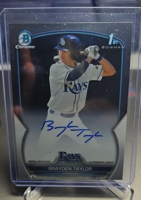 2023 Bowman Draft - Chrome Prospect Autographs Brayden Taylor #CDA-BT (AU, RC)