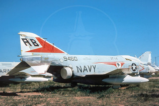Kodachrome Aircraft Slide US Navy F 4B 149460 VF 41 MASDC 1976