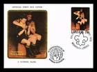Dr Jim Stamps Liberia FDC 25c Norman Rockwell Boy Scouts A Guiding Hand