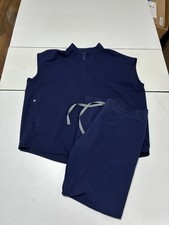 FIGS Scrub Set Medium Navy Rafaela Top Zamora Paternity Jogger Pants Medical